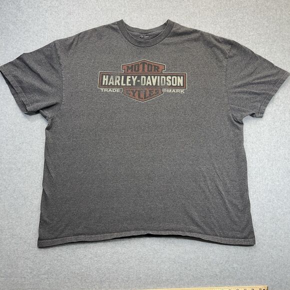 Harley Davidson 2011 Chandler AZ Mens 3XL - 4XL Gray T-Shirt USA Y2K READ - Picture 2 of 9